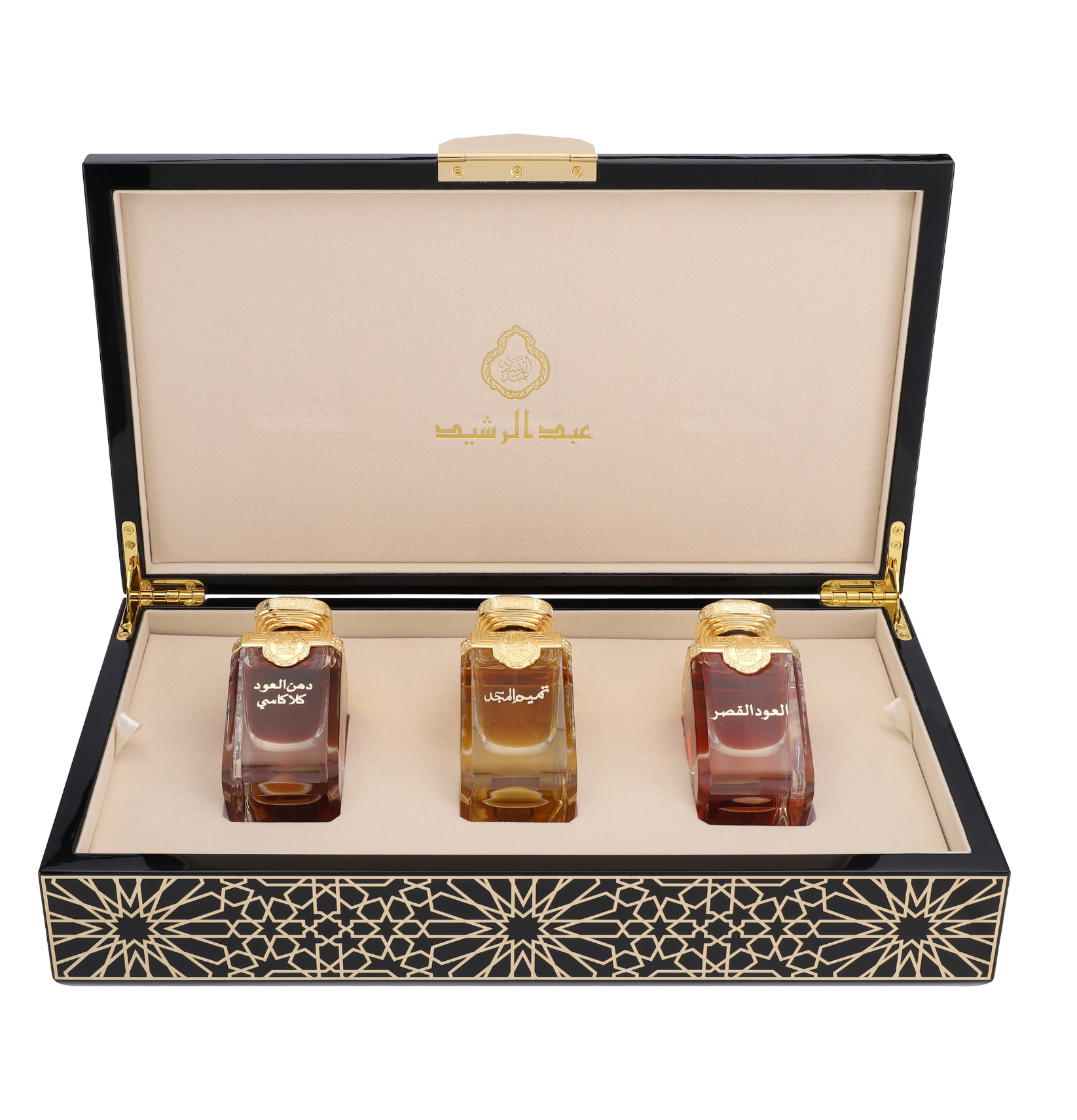 جالي ٣ علبة عطور سوداء