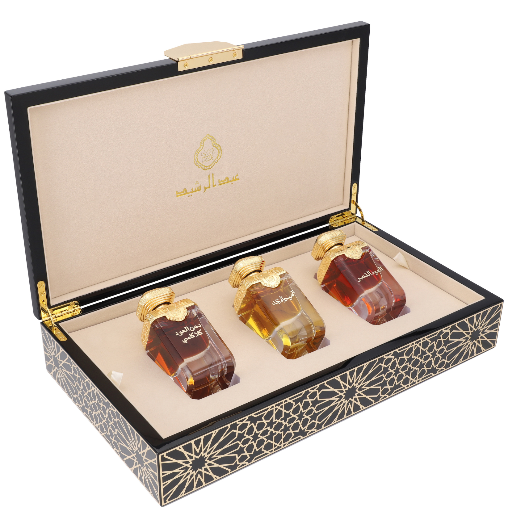 جالي ٣ علبة عطور سوداء